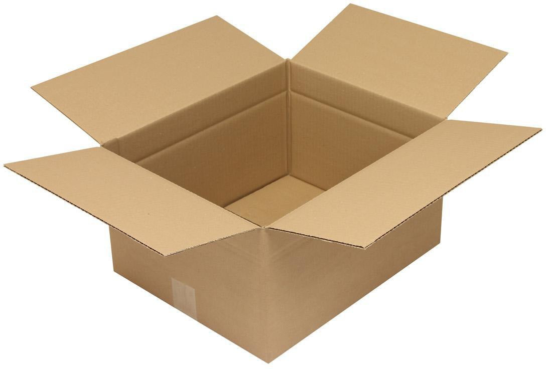 TRANSPAK Faltkarton 1-wellig 400x250x150 mm Qualität 1.30 C braun – 25 Stück