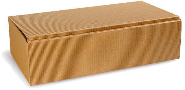 TRANSPAK Flaschengeschenkkarton bordeaux 361x188x94 mm 2er Wellpappe 25 Stück