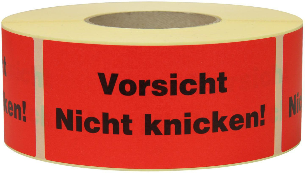 TRANSPAK Hinweisetikett Lieferschein innenliegend 145 x 70 mm rot 1000 Stück/Rolle