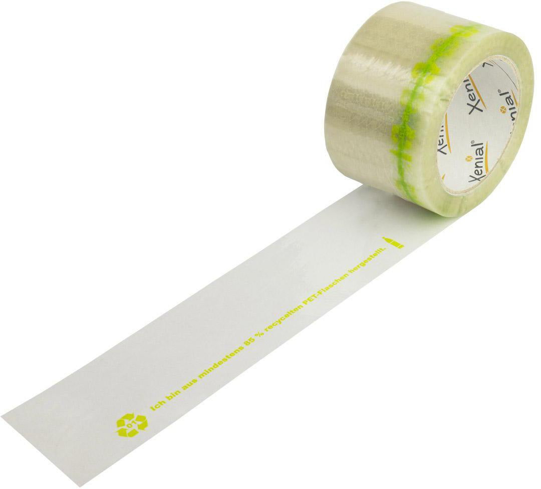 TRANSPAK Klebeband 50mm x 100m braun – aus 70% recyceltem PET, 36 Rollen