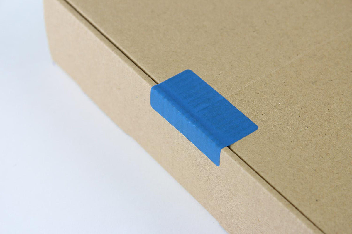 TRANSPAK Sicherheitsetiketten 38x32mm blau 500St./Rolle – SECURITY VOID