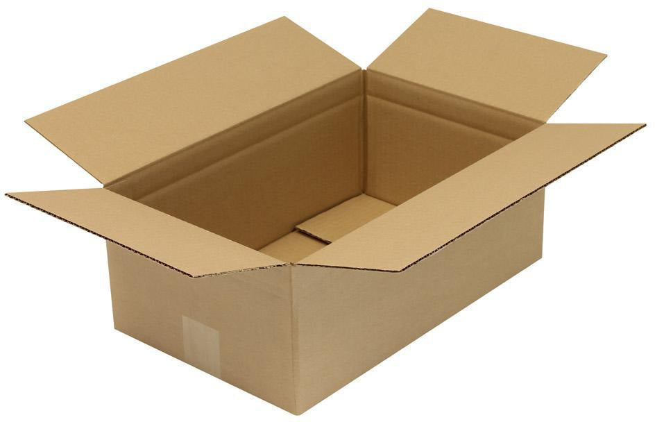 TRANSPAK Faltkarton 1-wellig 400x250x150 mm Qualität 1.30 C braun – 25 Stück