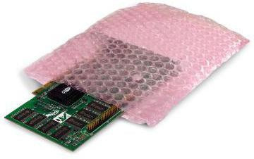 TRANSPAK Luftpolsterbeutel antistatisch 150x200mm 100µm rosa – 250 Stück