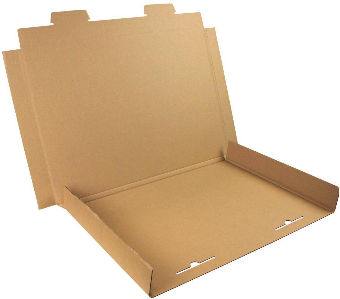 TRANSPAK Kalenderverpackung 1-wellig 500x420x12 mm B3 braun – 25 Stück