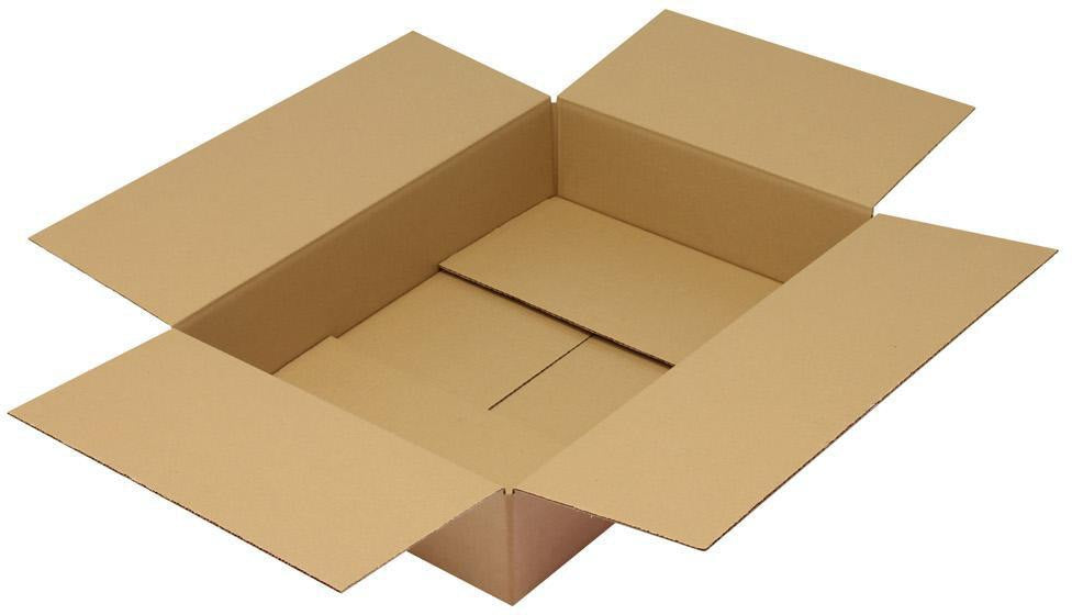 TRANSPAK Faltkarton 1-wellig 600x150x150 mm A1 Qualität 1.3C braun – 50 Stück