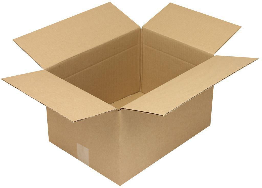 TRANSPAK Faltkarton 1-wellig 400x250x150 mm Qualität 1.30 C braun – 25 Stück