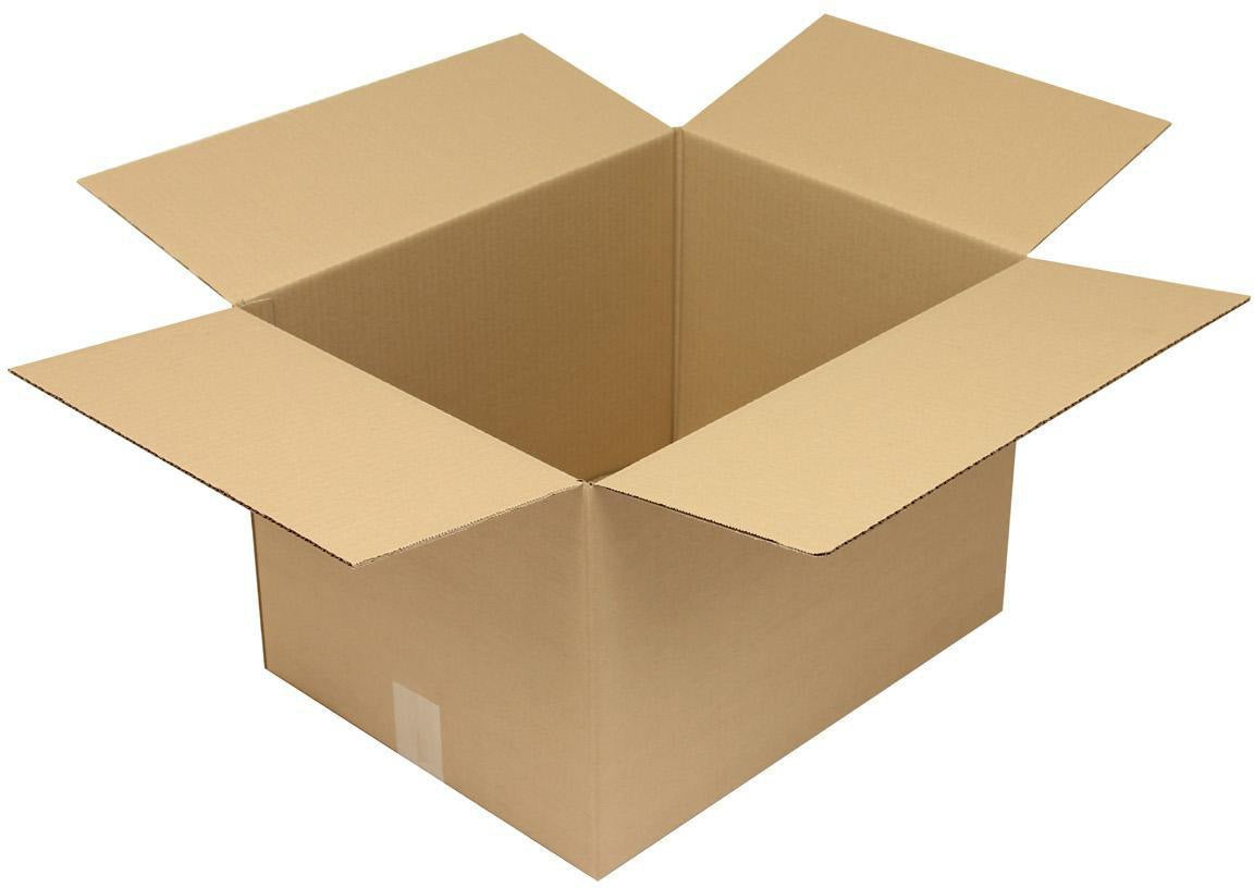 TRANSPAK Faltkarton 1-wellig 400x250x150 mm Qualität 1.30 C braun – 25 Stück