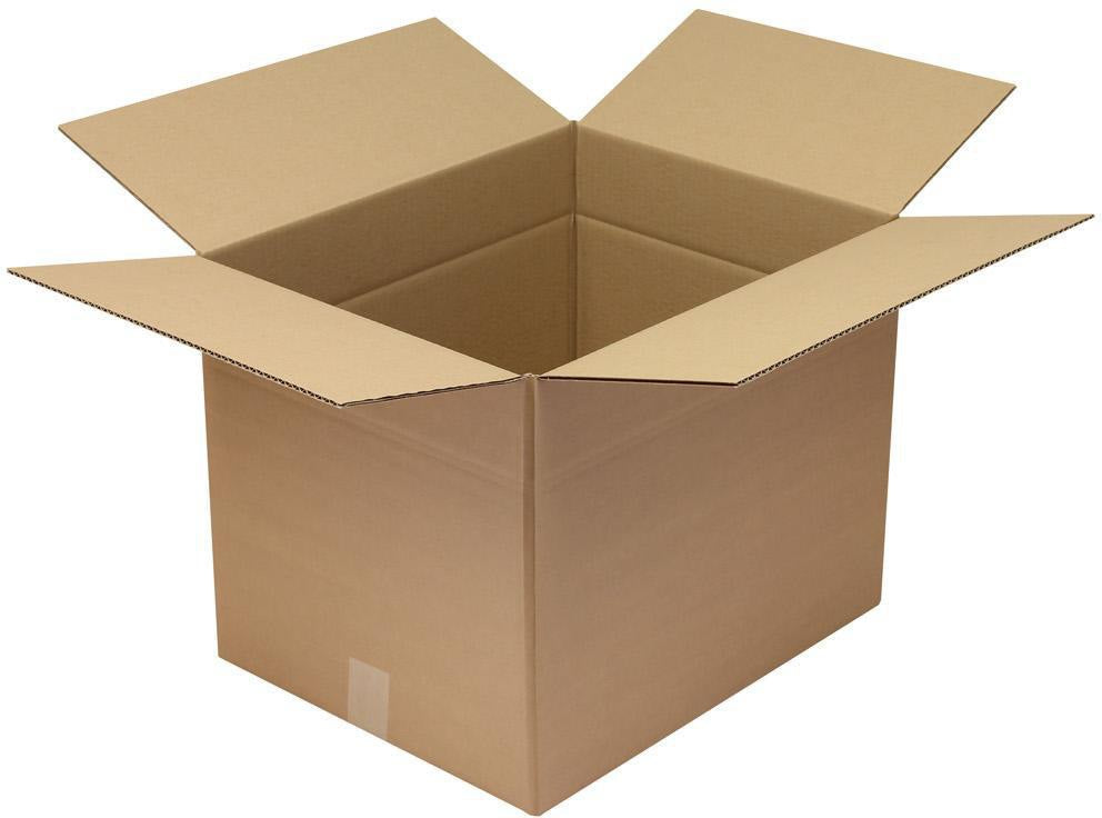 TRANSPAK Faltkarton 1-wellig 500x100x100 mm Qualität 1.20 B braun – 25 Stück