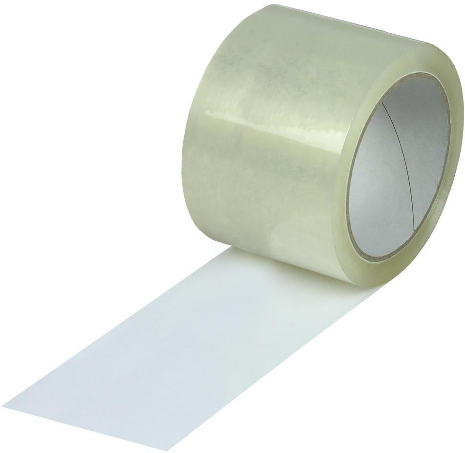 TRANSPAK Klebeband 50 mm x 66 m, 48 µm, leise abrollend, braun – 36 Rollen