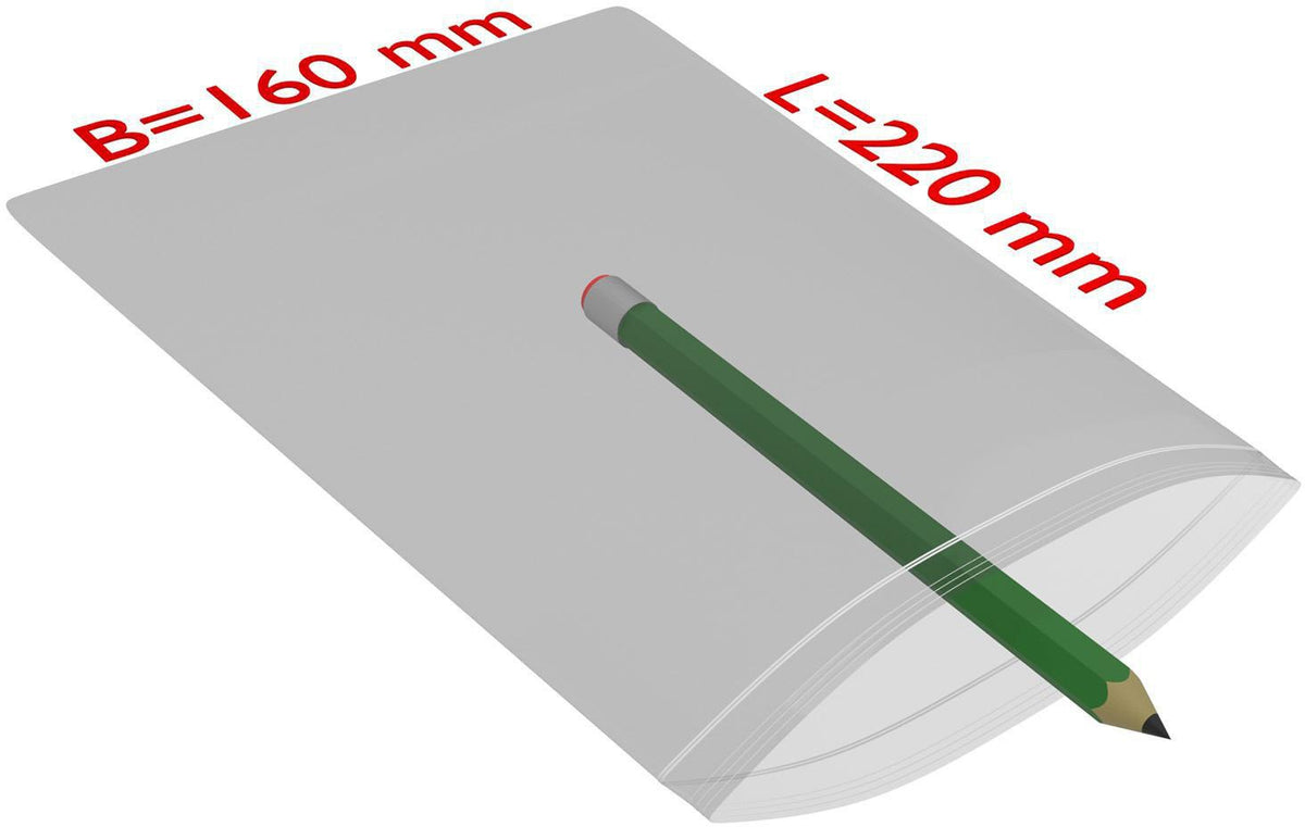 TRANSPAK Druckverschlussbeutel 100x100mm, 50µ PE transparent
