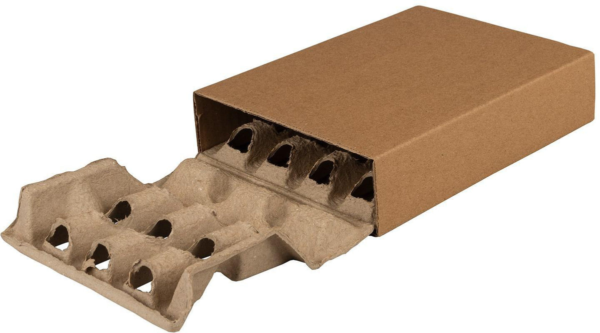TRANSPAK Polsterbox L-BOXeco basic 300x200x100 mm mit 40 mm Noppen – 90 Stück