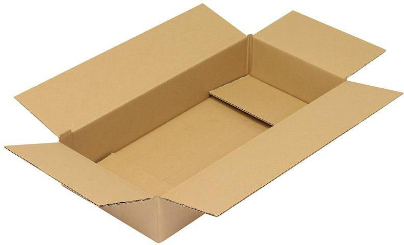TRANSPAK Faltkarton 1-wellig 400x250x150 mm Qualität 1.30 C braun – 25 Stück