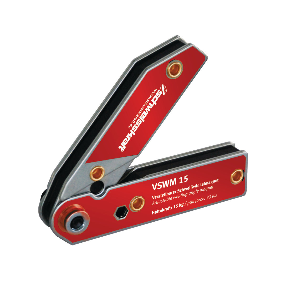 Schweisskraft Verstellbarer Schweißwinkelmagnet VSWM 15 - Art. 1790051
