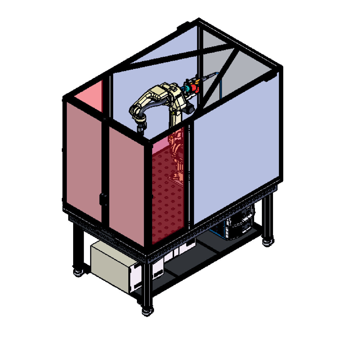Schweisskraft MIG/MAG-Schweißroboterstation 01.01 FD-B6 Welbee P400 luftgekühlt, Basisausstattung - Art. 1850000