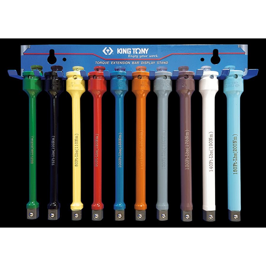 KING TONY Profi-Werkzeuge - Wanddisplay Verlängerungen für Drehmomentbegrenzung 9TE4110