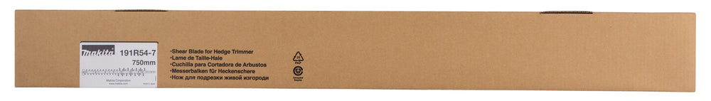 Makita Scherblatt komplett 75 cm – Ersatzteil für Heckenscheren (1 Stück) - 191R54-7
