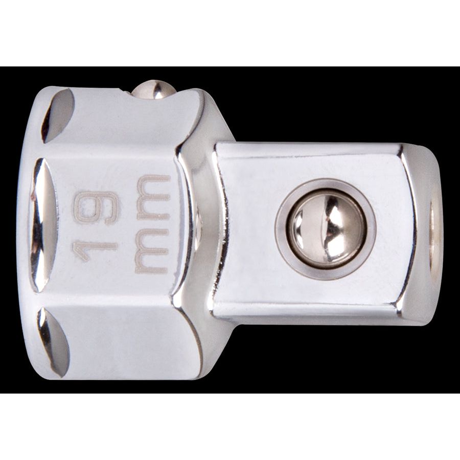 KING TONY Profi-Werkzeuge - Adapter Ratschenschlüssel, 13 mm, Antrieb 1/2" 373204R