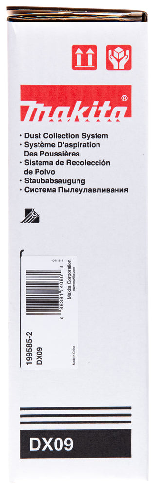 Makita Staubabsaugung DX09 – mit großem Staubbehälter & Filterreinigung - 199585-2