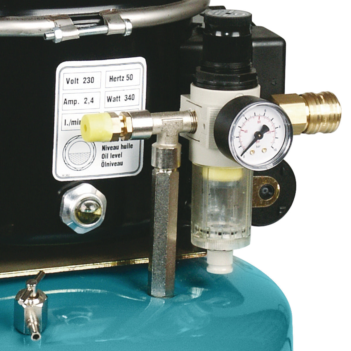 AIRCRAFT Kolbenkompressor - Tagbarer Kompressor AIRBOY SILENCE Flüsterkompressor 50 PRO SM-2000100