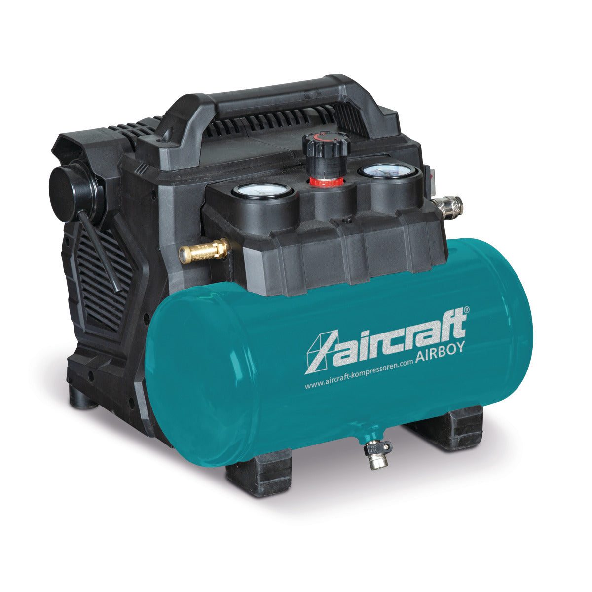 AIRCRAFT Kolbenkompressor - Tagbarer Kompressor AIRBOY SILENCE Flüsterkompressor 221 OF E SM-2000206