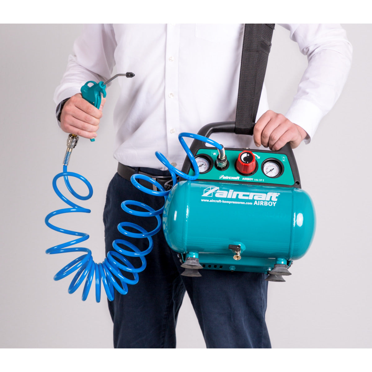 AIRCRAFT Kolbenkompressor - Tagbarer Kompressor AIRBOY AIRBOY 186 OF E SM-2001230