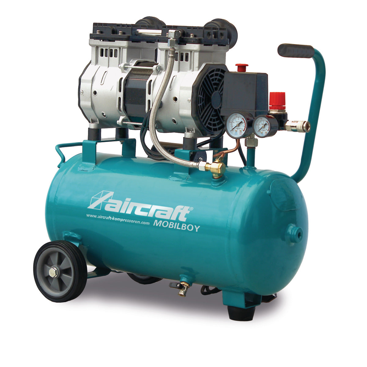 AIRCRAFT Kolbenkompressor - Druckluftkompressor MOBILBOY SILENCE Flüsterkompressor 241/24 OF E SM-2002245