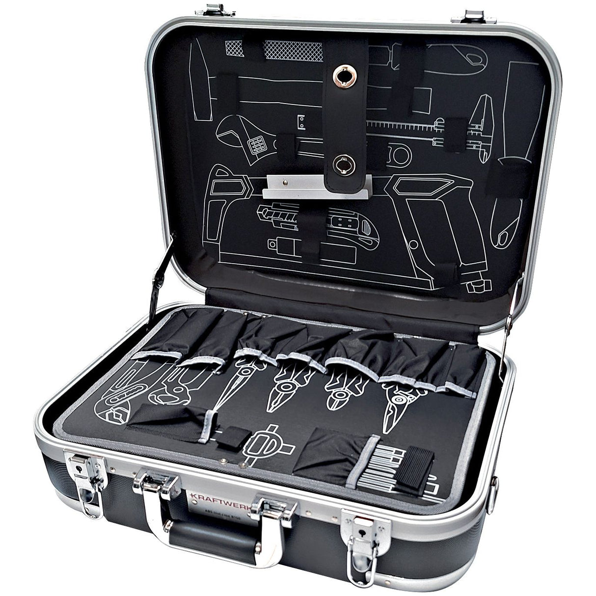 Kraftwerk BASIC LINE Werkzeugkoffer B100, ABS, leer