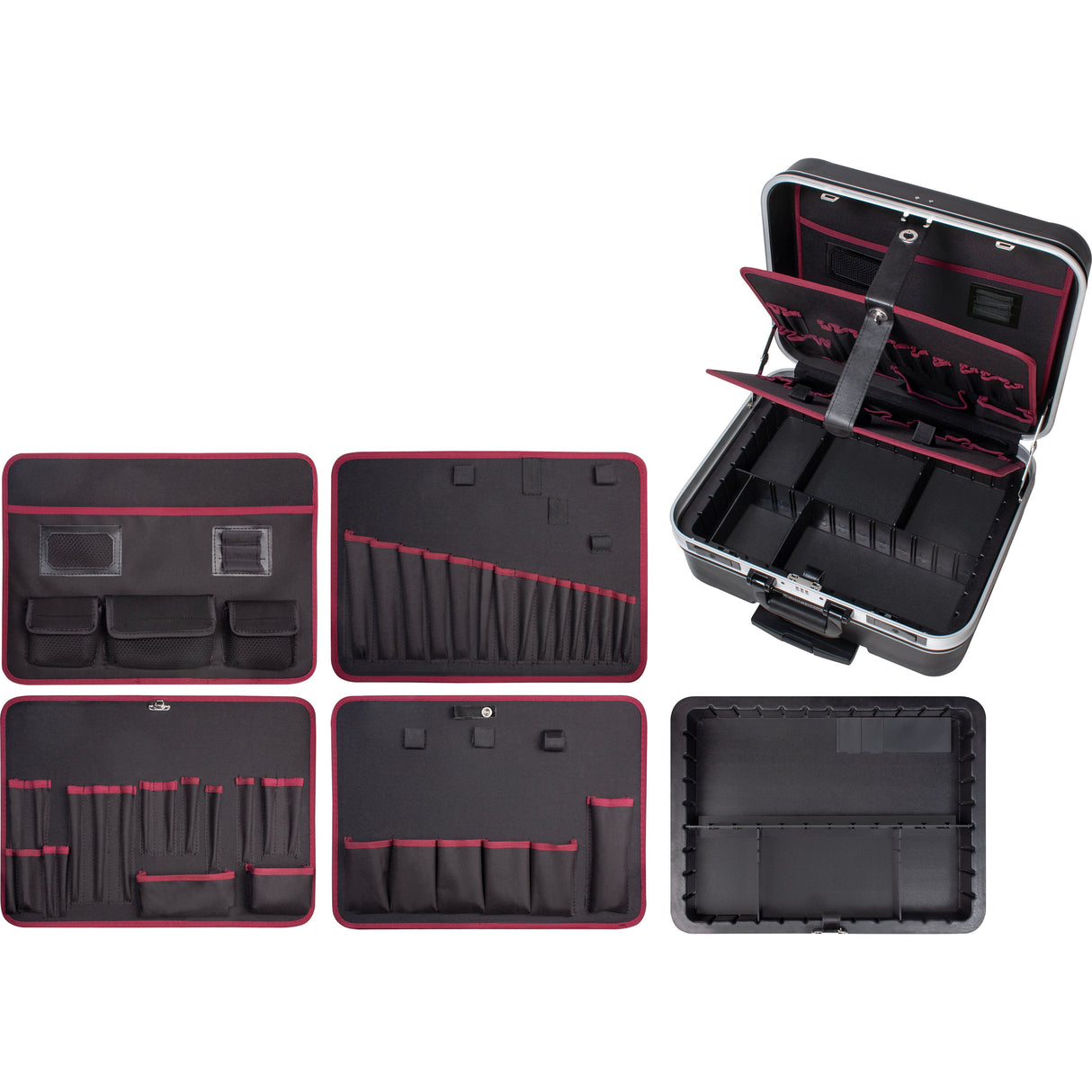 Kraftwerk PRO LINE ABS-Roll-Werkzeugkoffer P395, leer