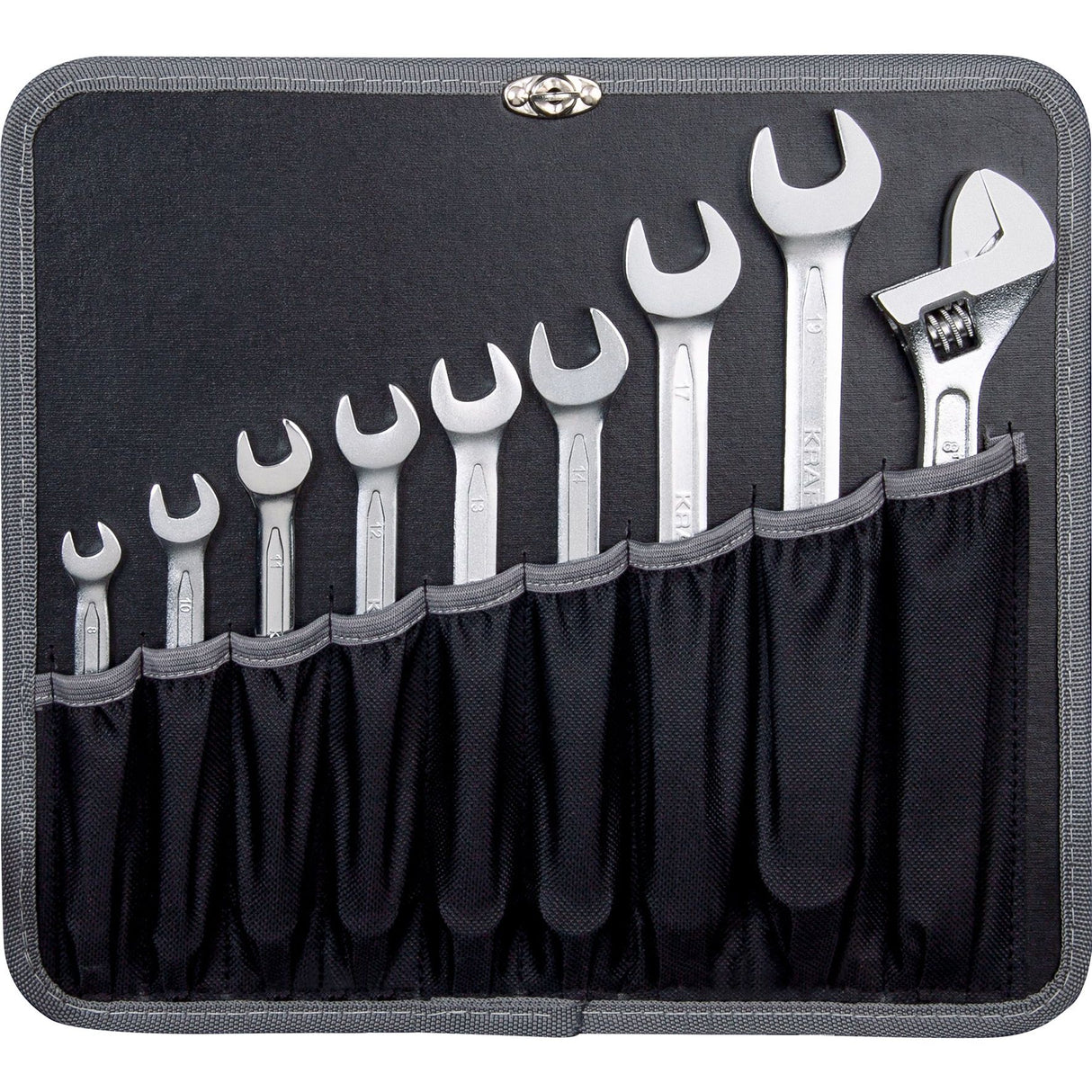 Kraftwerk BASIC LINE 1/4" + 3/8" Umschaltknarren Steckschlüsselsatz Werkzeugkoffer B143, 102-tlg