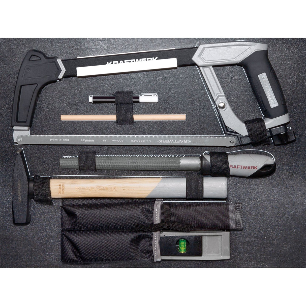 Kraftwerk BASIC LINE 3/8" Umschaltknarre Steckschlüsselsatz Werkzeugkoffer B147, 97-tlg