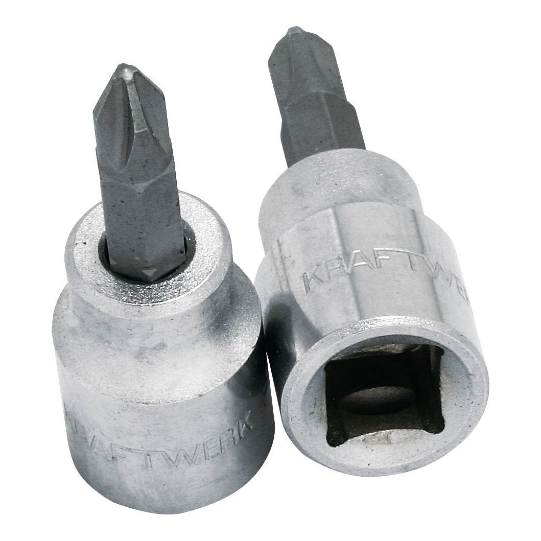 Kraftwerk PRO LINE 3/8" Schraubendreher-Steckschlüsseleinsatz Phillips, PH1