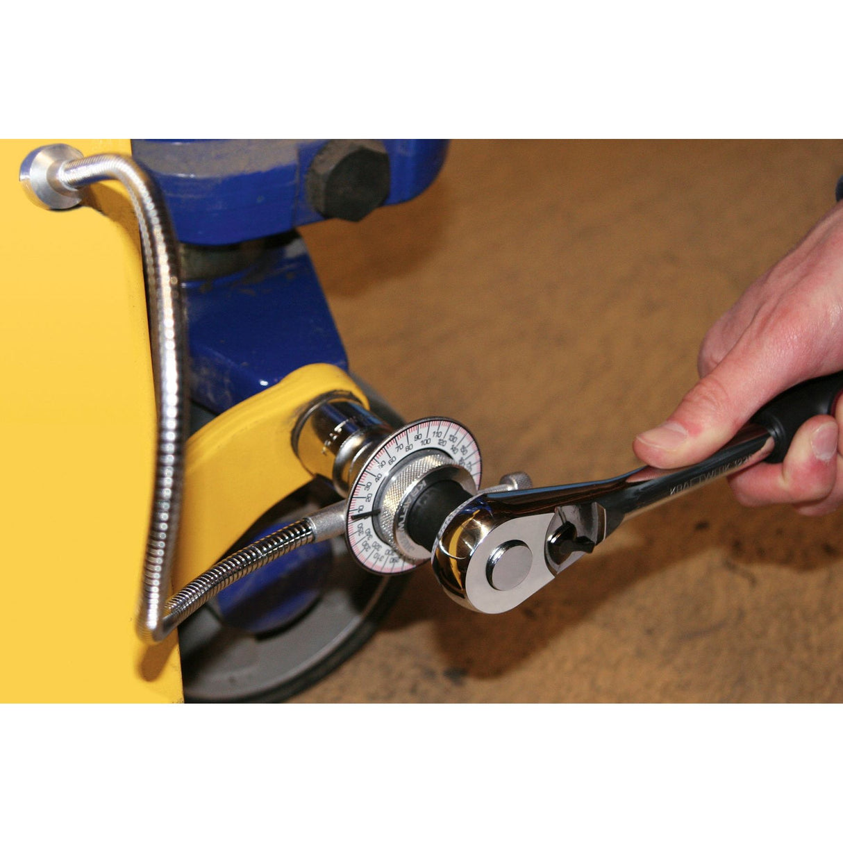 Kraftwerk 1/2" Drehwinkel-Messgerät mit Magnetarm