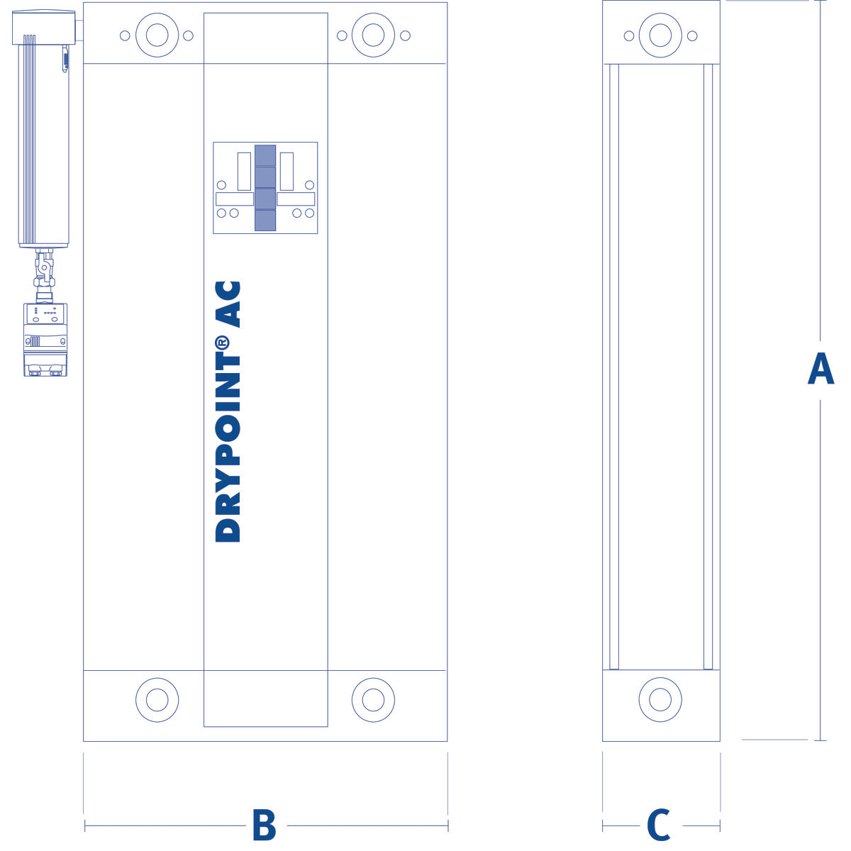 AIRCRAFT Kaltregenerierter Adsorptionstrockner DRYPOINT AC 119 mit Vorfilter und BEKOMAT 20FM SM-2048208