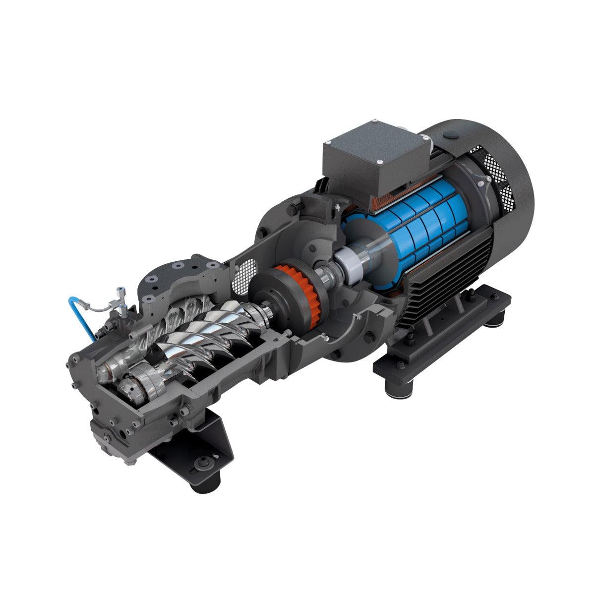 Aircraft A-K-MAX Schraubenkompressor 38-08 VS (PM) | Art.-Nr. 2096502.2