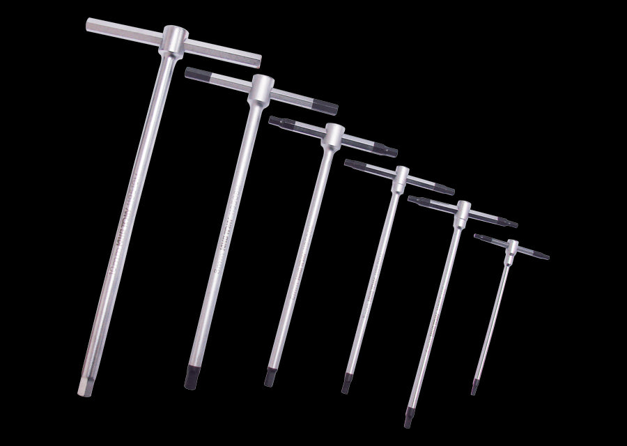 KING TONY Profi-Werkzeuge - T-Griff-6-Kantschlüssel-Set - 6 tlg. 23106MR