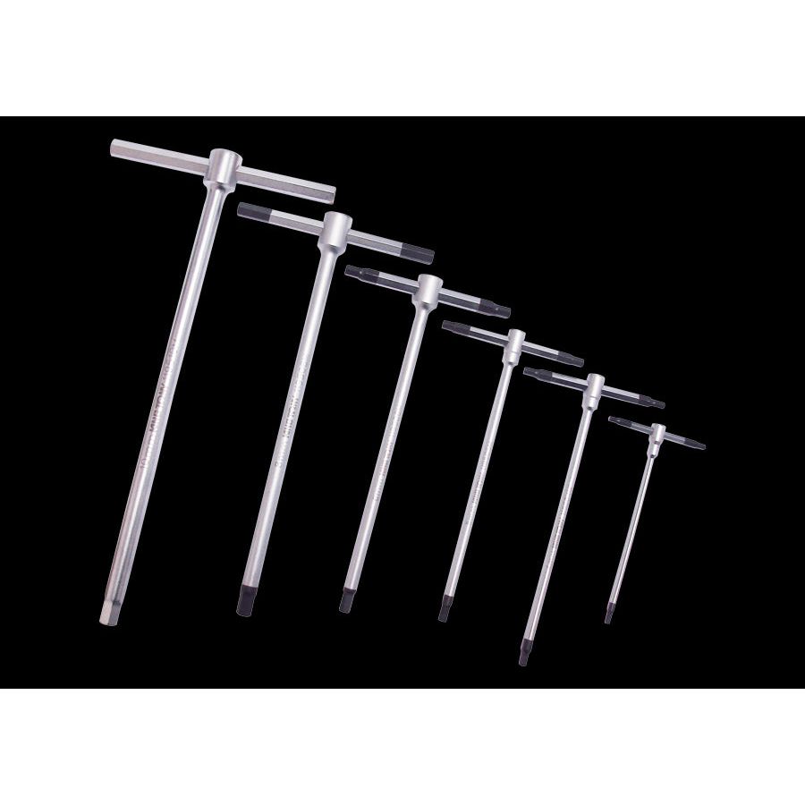 KING TONY Profi-Werkzeuge - T-Griff-6-Kantschlüssel-Set - 6 tlg. 23106MR