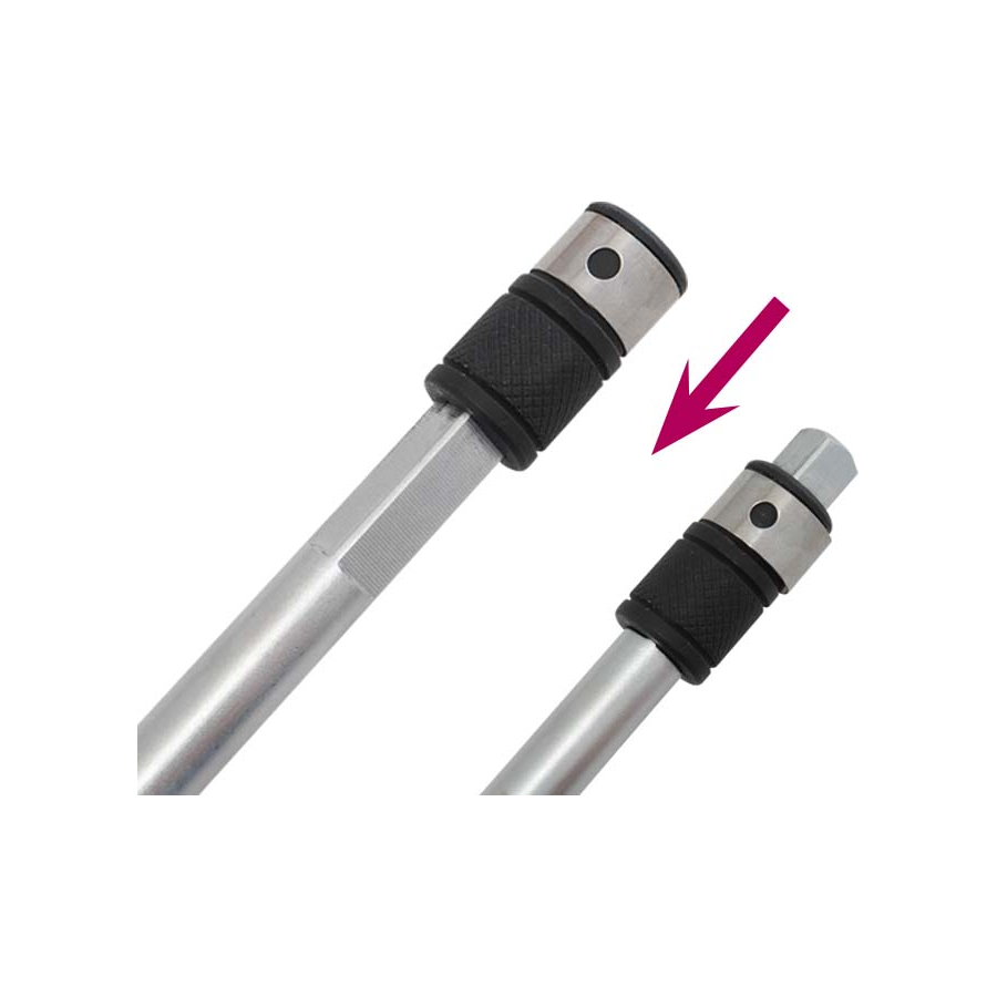 KING TONY Profi-Werkzeuge - 1/4 Griff für Steckschlüssel-Schraubendreher 2176DF