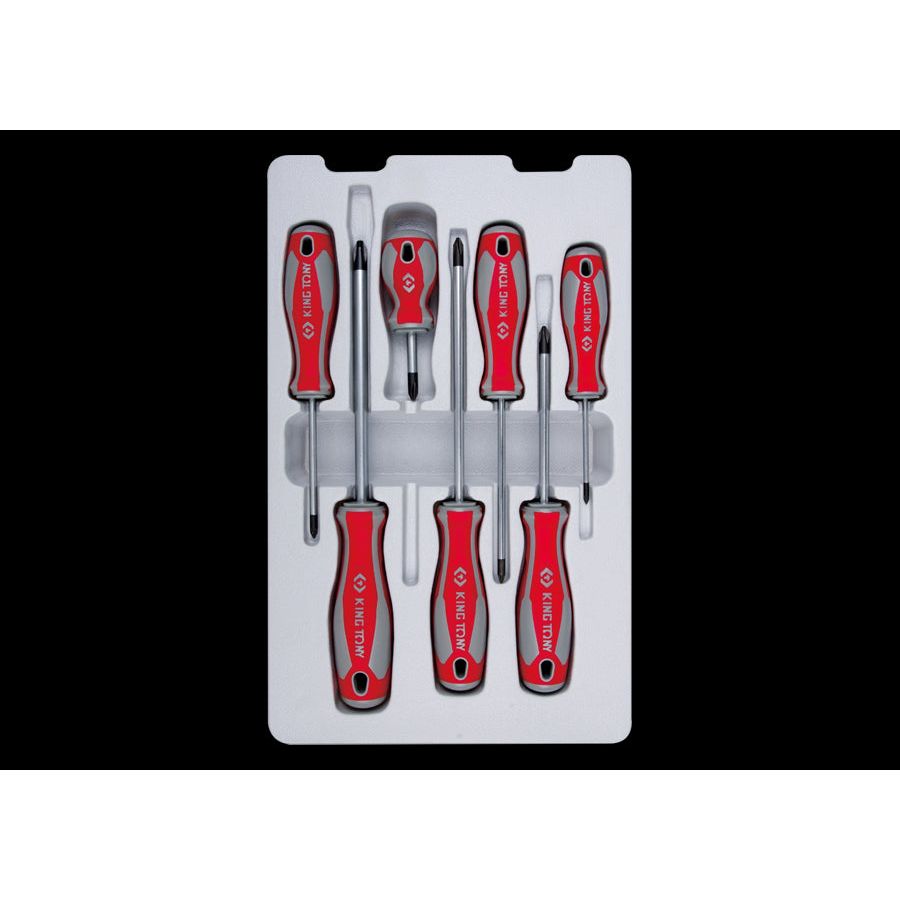 KING TONY Profi-Werkzeuge - PHILLIPS Schraubendreherset - 7 tlg. 31107MR