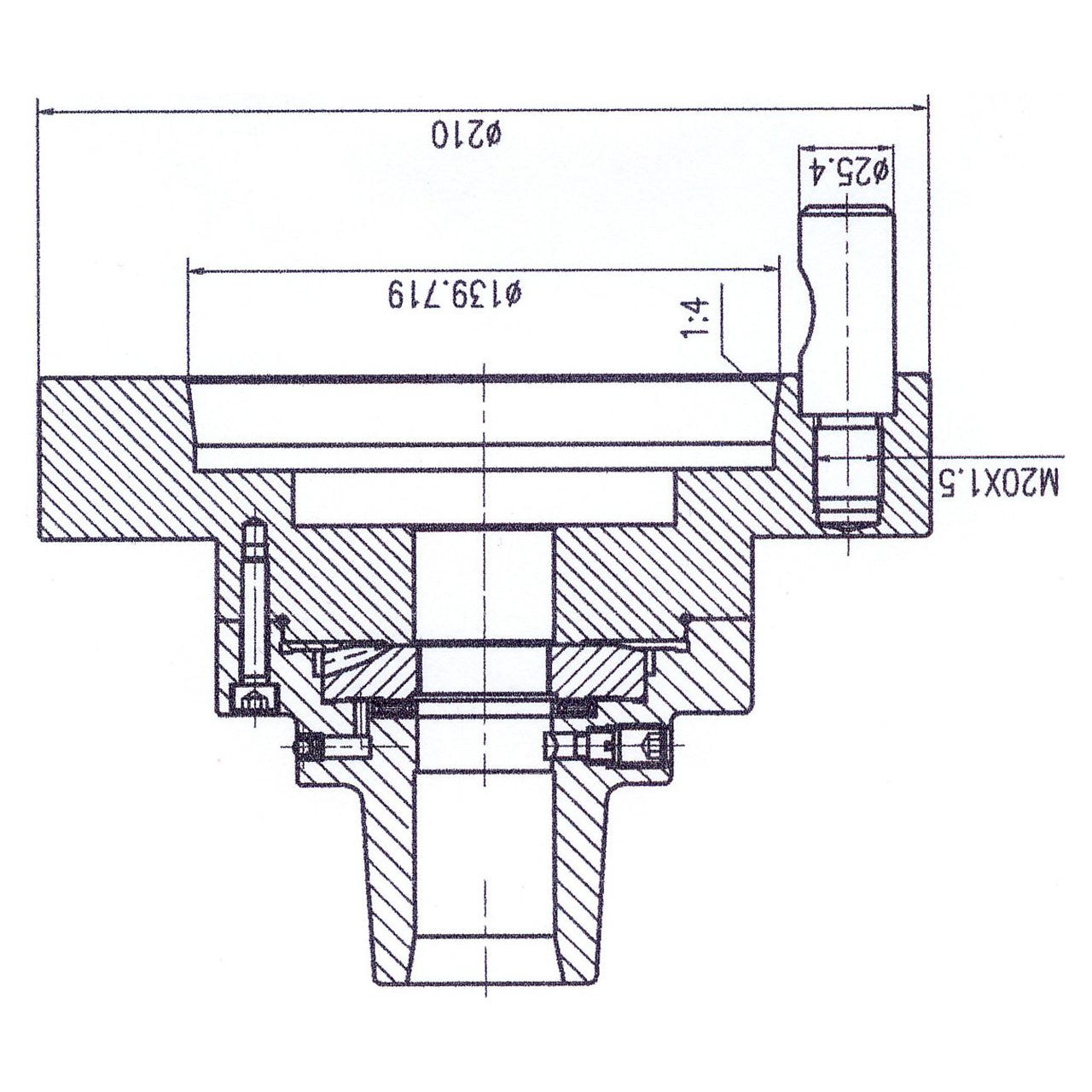 BERNARDO Spannmittel für Werkzeuge – Modell Spannzangenfutter 5C mit Aufnahme für Profi(-center) 700 Serie