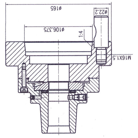 BERNARDO Spannmittel für Werkzeuge – Modell Spannzangenfutter 5C mit Aufnahme D1-6