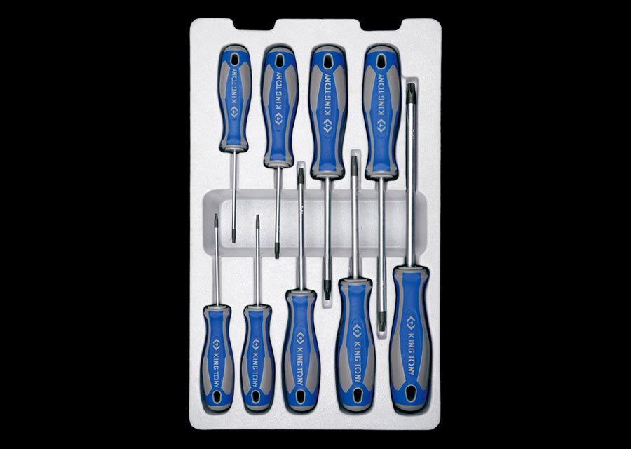 KING TONY Profi-Werkzeuge - TORX® Schraubendreher-Set - 9 tlg. 30319PR