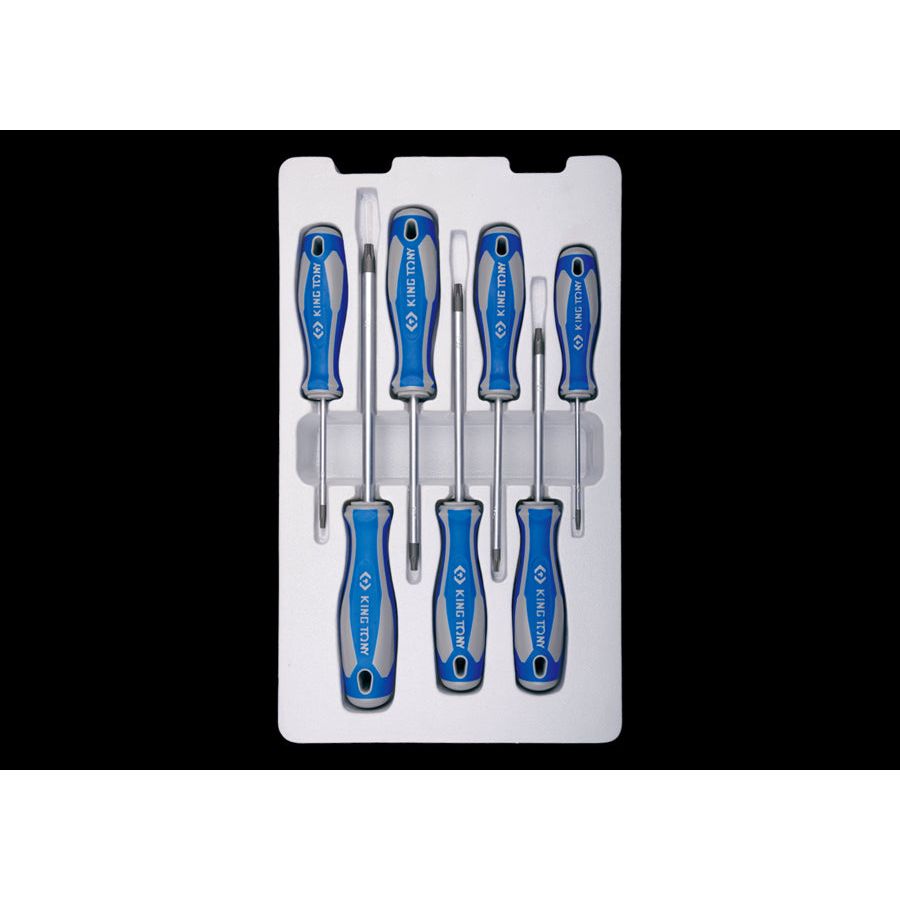 KING TONY Profi-Werkzeuge - RESISTORX® Schraubenzieher-Set - 7 tlg. 30307PR