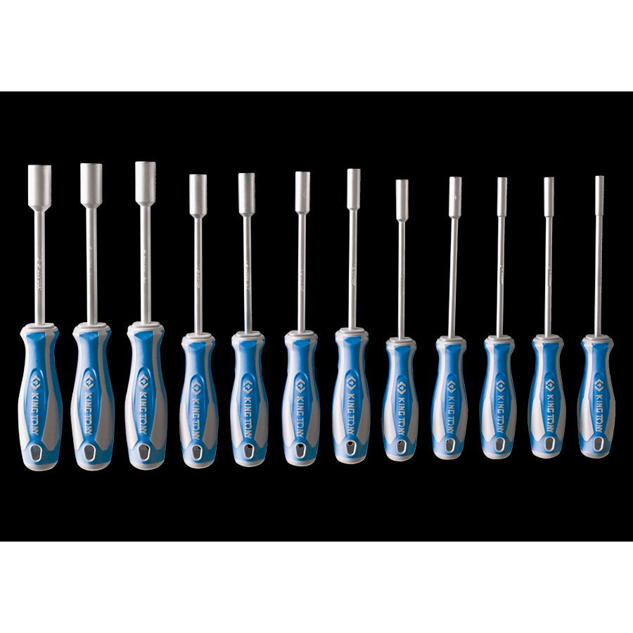 KING TONY Profi-Werkzeuge - Steckschlüssel, metrisch - 12 tlg. 30112MR