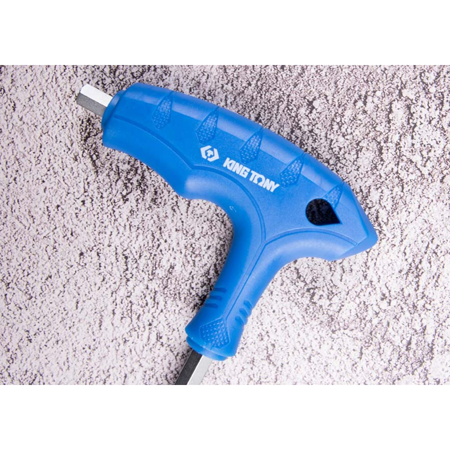 KING TONY Profi-Werkzeuge - L-Griff-Inbusschlüssel-Set, runder Kopf - 8 tlg. 22108MR