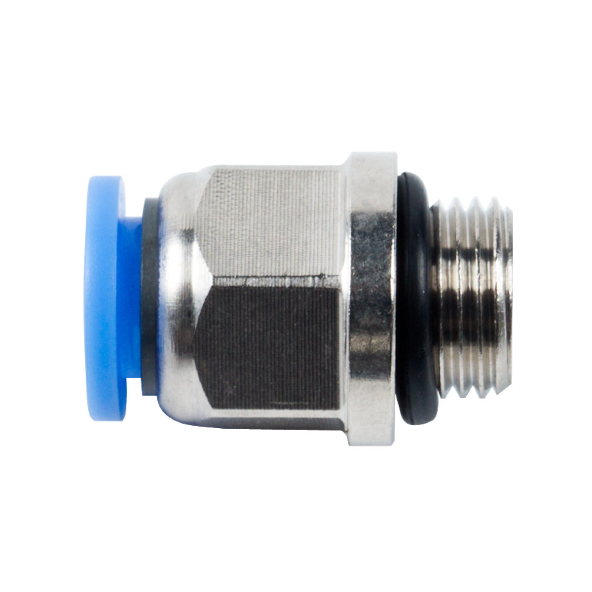 Aircraft Push-in-Stecker 1/8" AG x 6 mm, gerade, 15 bar - Art. 020109115