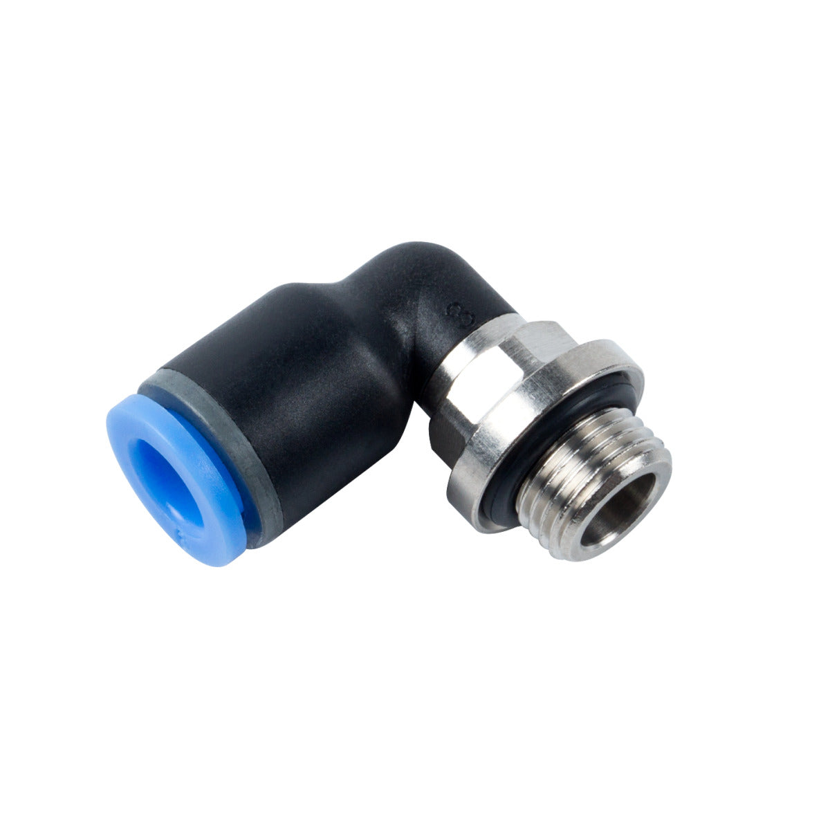 Aircraft Push-in-Stecker 1/8" AG x 6 mm, Winkel, 15 bar - Art. 020109262