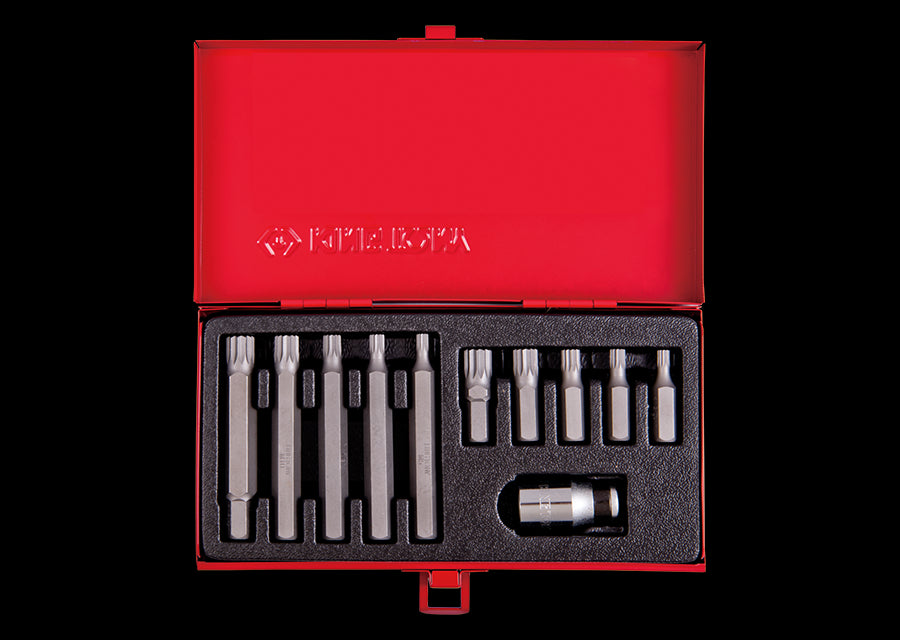 KING TONY Profi-Werkzeuge - 10 mm XZN® Bit-Set - 11 tlg. 1011MQ