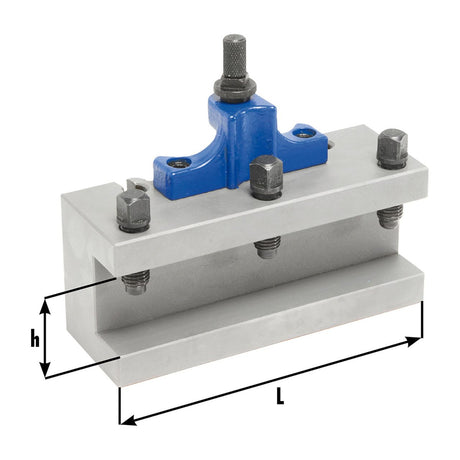 BERNARDO Spannmittel für Werkzeuge – Modell Wechselhalter mit geradem Einsatz 25 x 120 mm für Größe B