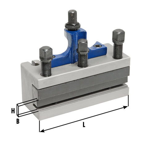 BERNARDO Spannmittel für Werkzeuge – Modell Abstechhalter 5 x 18,5 mm für Größe C