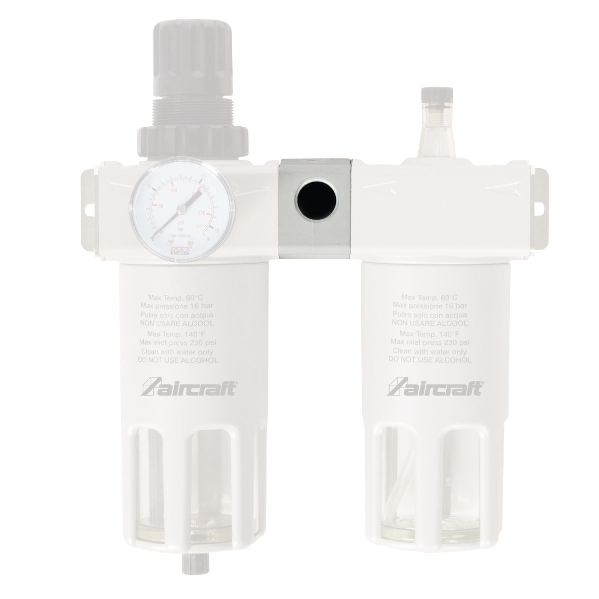 AIRCRAFT Anschlussblock 1" mit 2 x 1/2" Gewinde SM-2316380